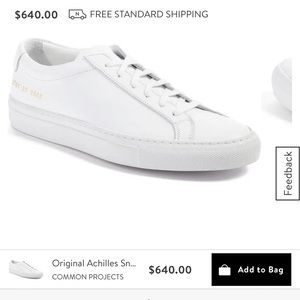 Original Achilles Low Sneakers (woman by Common Projects)